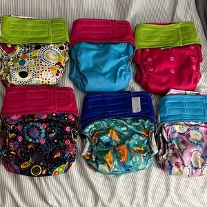 Happy Endings All IN ONE Cloth Diapers-with pockets